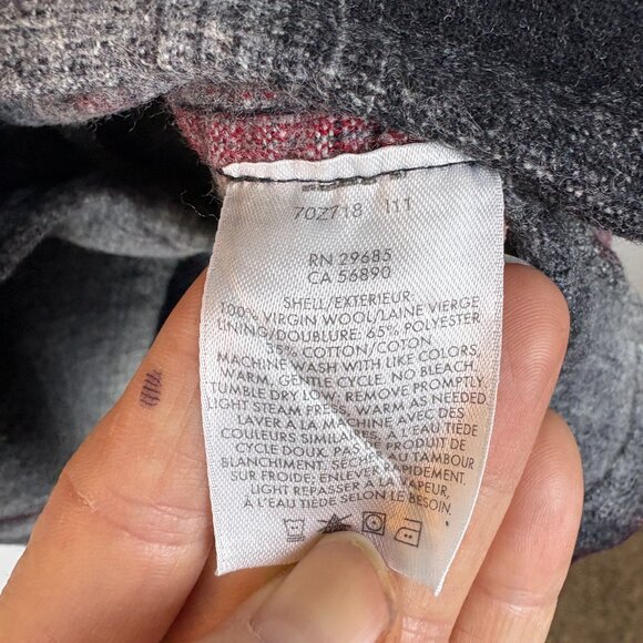 Vintage Mens Pendleton plaid board wool flannel shirt USA made size S - Picture 5 of 5